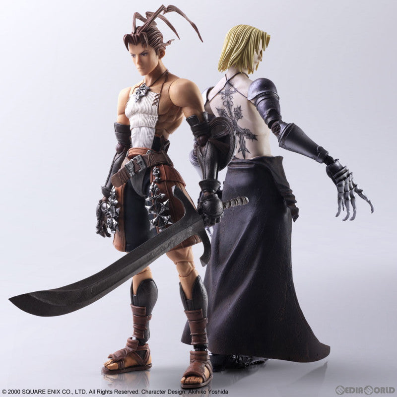 【中古即納】[FIG] BRING ARTS(ブリングアーツ) アシュレイ・ライオット&シドニー・ロスタロット ベイグラントストーリー 完成品 可動フィギュア スクウェア・エニックス(20210828)