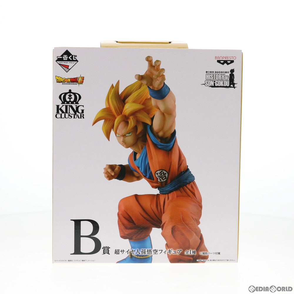 【中古即納】[FIG]超サイヤ人孫悟空 一番くじ ドラゴンボール HISTORY OF SON GOKOU B賞 ドラゴンボールZ フィギュア プライズ(15436) バンプレスト(20180602)