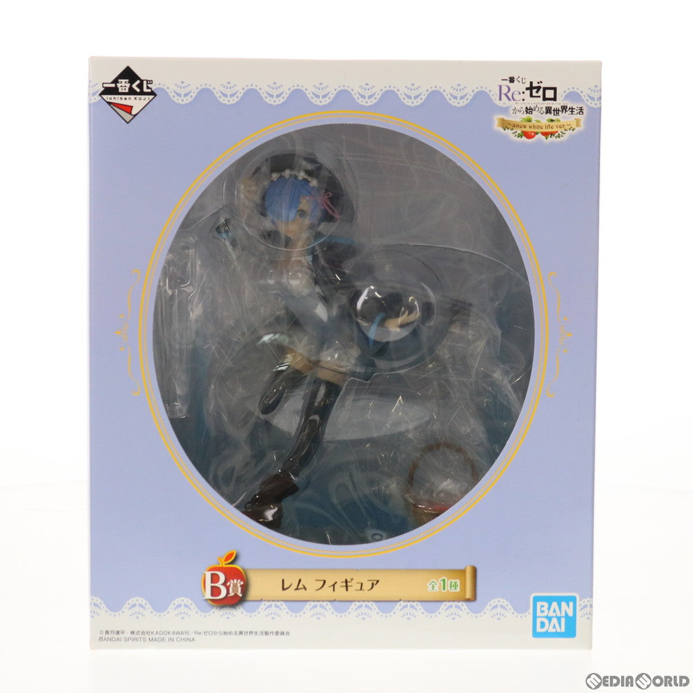 【中古即納】[FIG] B賞 レム フィギュア 一番くじ Re:ゼロから始める異世界生活〜snow white life ver.〜 プライズ バンダイスピリッツ(20191012)