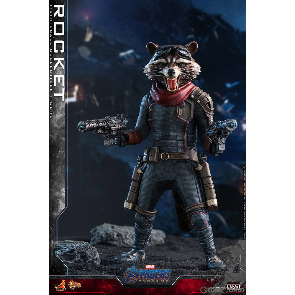 【中古即納】[FIG] ムービー・マスターピース ロケット アベンジャーズ/エンドゲーム 1/6 完成品 可動フィギュア(MM#548) ホットトイズ(20200723)