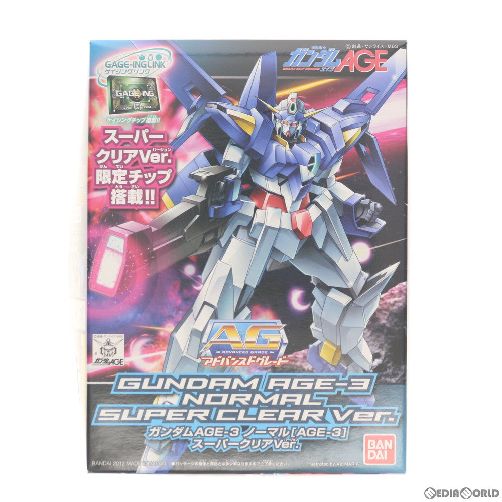 【中古即納】[PTM]1/144 ガンダムAGE-3 ノーマル スーパークリアVer. 機動戦士ガンダムAGE(エイジ) プラモデル 次世代ワールドホビーフェア'12Summer限定(0177856) バンダイ(20120630)