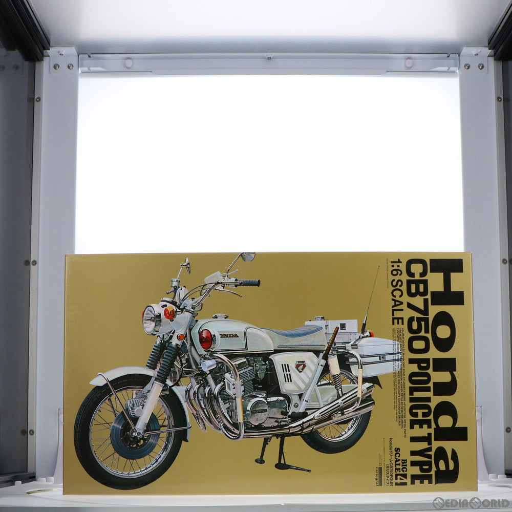 【中古即納】[PTM] 1/6 Honda ドリーム CB750 FOUR ポリスタイプ オートバイシリーズ No.4 プラモデル(16004) タミヤ(20111007)