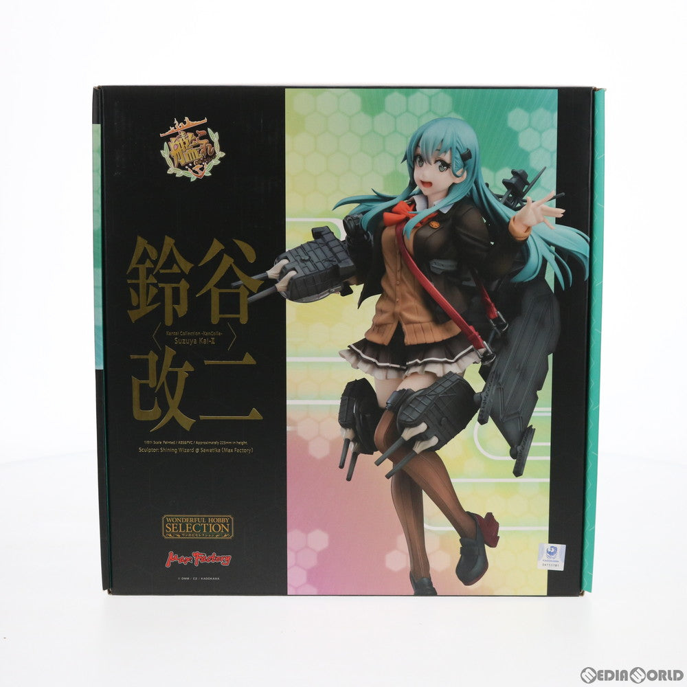 【中古即納】[FIG] GOODSMILE ONLINE SHOP限定 ワンホビセレクション 鈴谷改二(すずやかいに) 艦隊これくしょん -艦これ- 1/8 完成品 フィギュア マックスファクトリー(20191130)