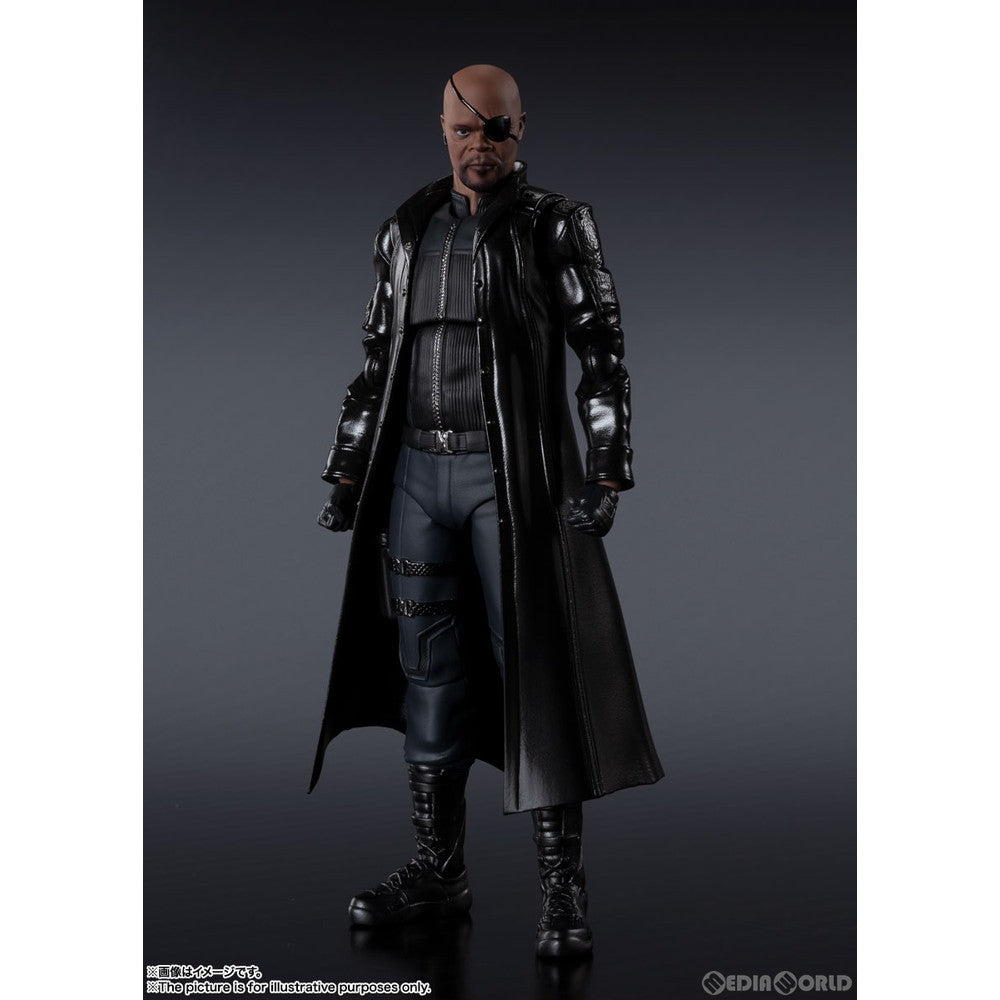 【中古即納】[FIG] S.H.Figuarts(フィギュアーツ) ニック・フューリー(アベンジャーズ) 完成品 可動フィギュア バンダイスピリッツ(20210327)