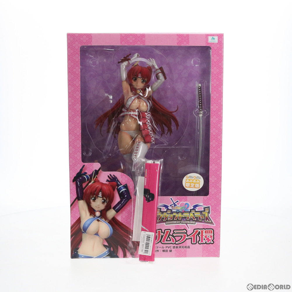 【中古即納】[FIG]あみあみ限定特典付属 サムライ環(向坂環)(こうさかたまき) あみあみ限定ホワイトver. ToHeart2(トゥハート2) ダンジョントラベラーズ 1/6 完成品 フィギュア 回天堂(20140522)