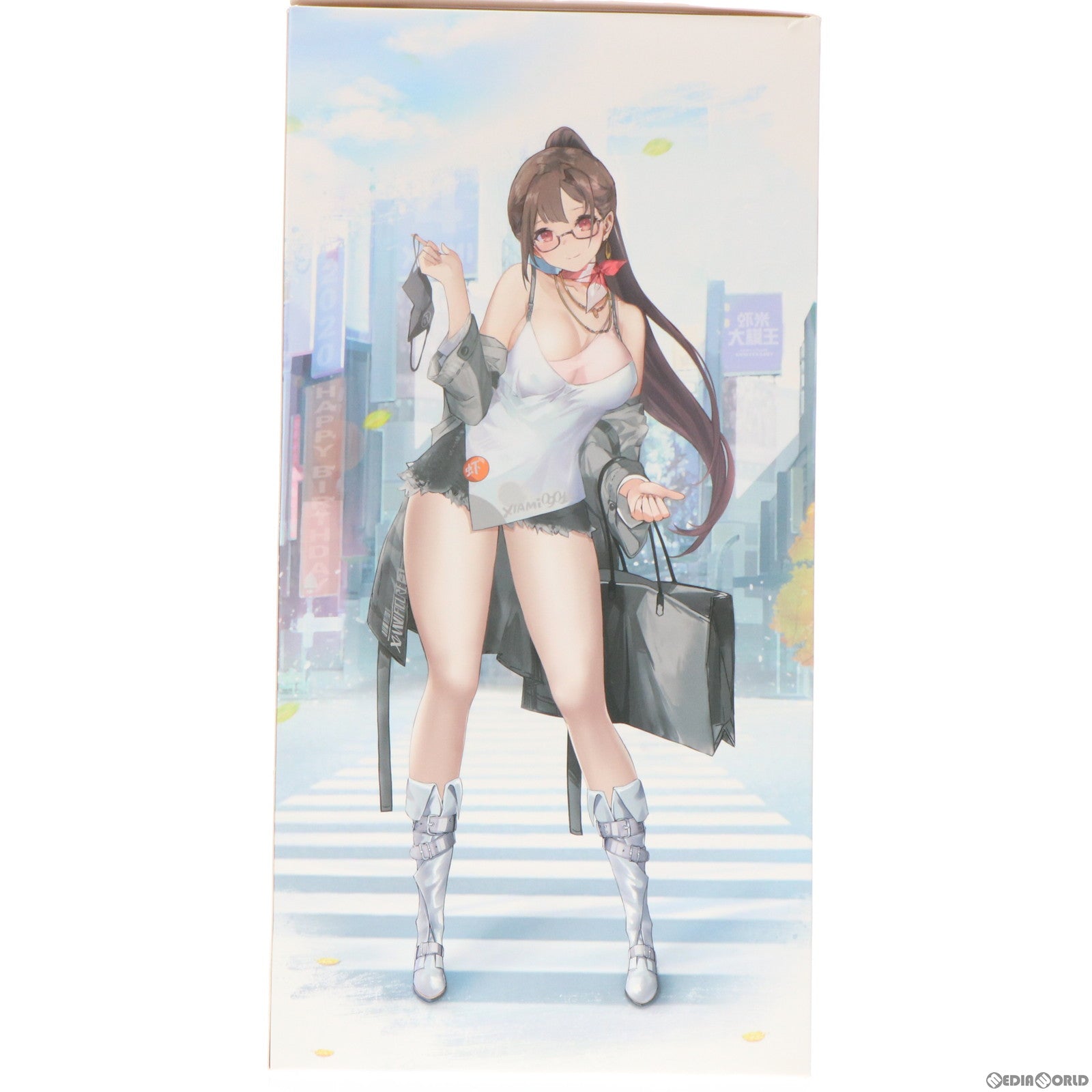 【中古即納】[FIG] 予約特典付属 XIAMI(シャミ) 4周年記念フィギュア -初めまして- グレーVer. 1/7 完成品 フィギュア APEX(エーペックス) (20210828)