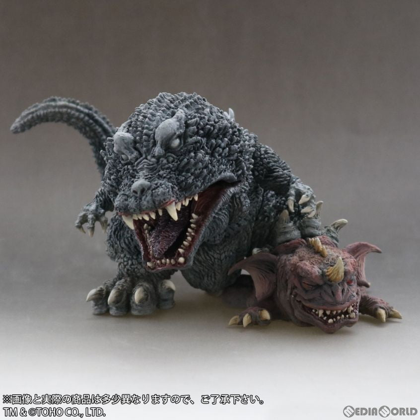 【中古即納】[FIG] デフォリアル ゴジラ(2001) 少年リック限定版 ゴジラ モスラ キングギドラ 大怪獣総攻撃 完成品 フィギュア 少年リック&ゴジラ・ストア限定 プレックス/エクスプラス(20181130)