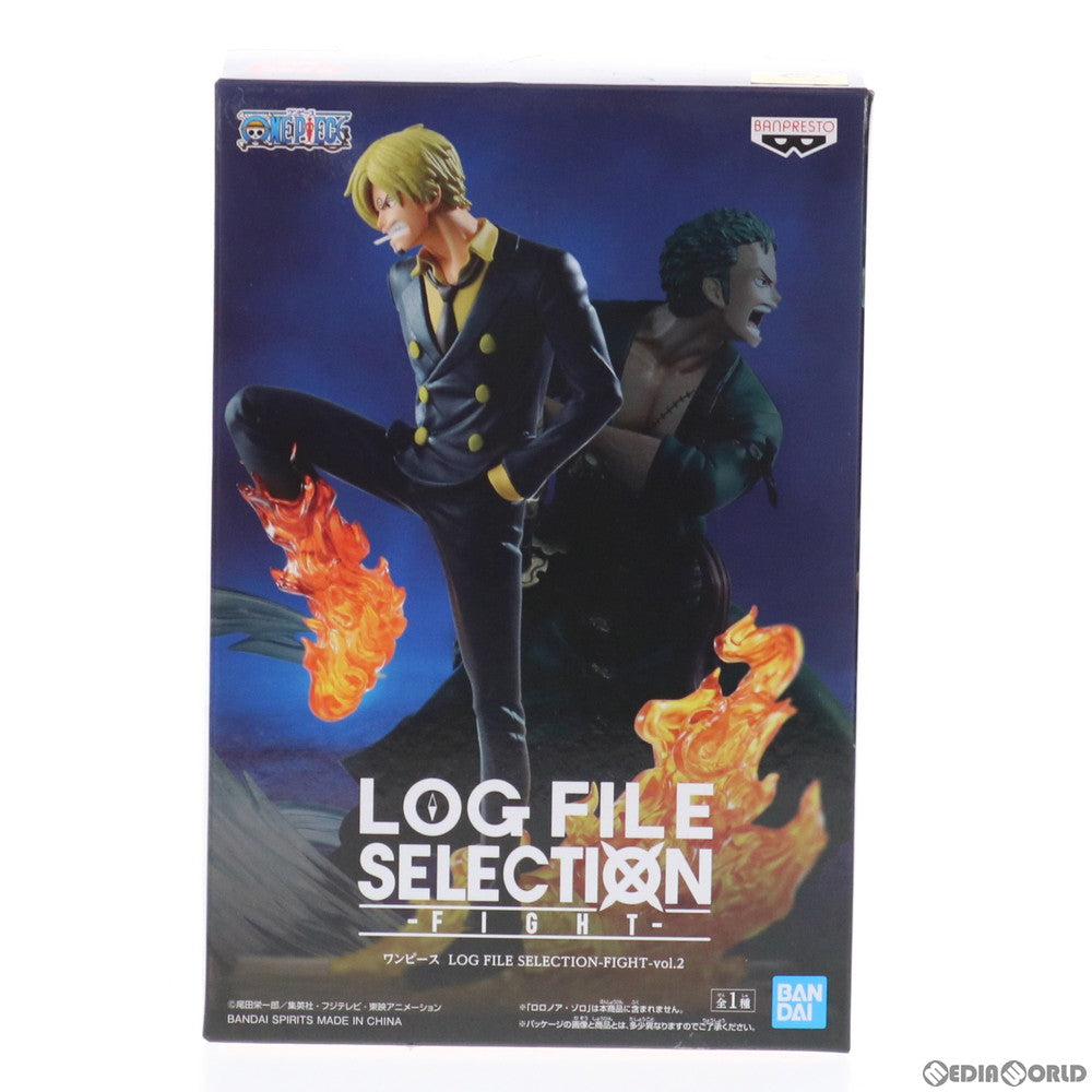 【中古即納】[FIG]サンジ ワンピース LOG FILE SELECTION-FIGHT-vol.2 ONE PIECE フィギュア プライズ(82543) バンプレスト(20201220)