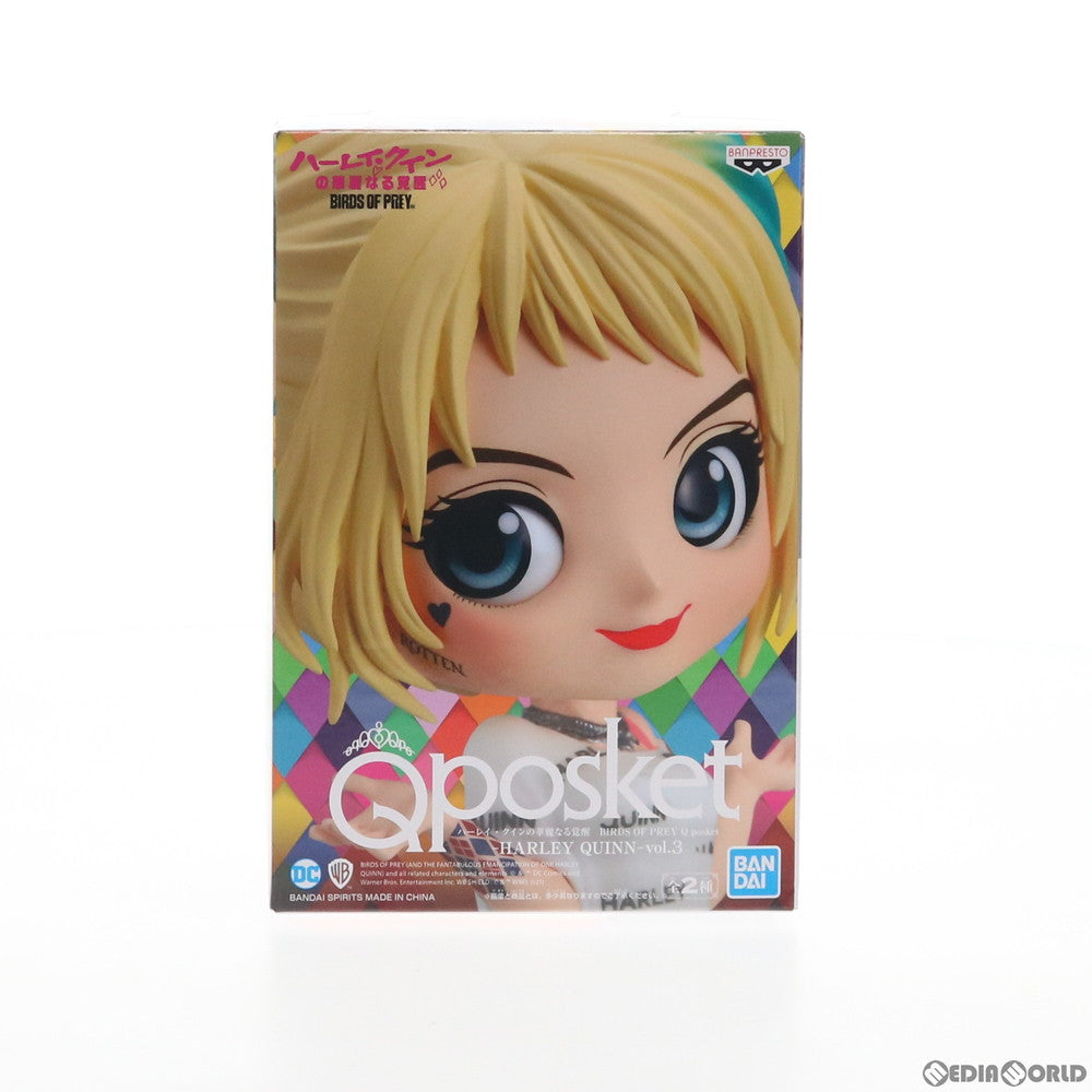 【中古即納】[FIG] ハーレイ・クイン(ホワイト) ハーレイ・クインの華麗なる覚醒 BIRDS OF PREY Q posket-HARLEY QUINN-vol.3 フィギュア プライズ(82738) バンプレスト(20210131)