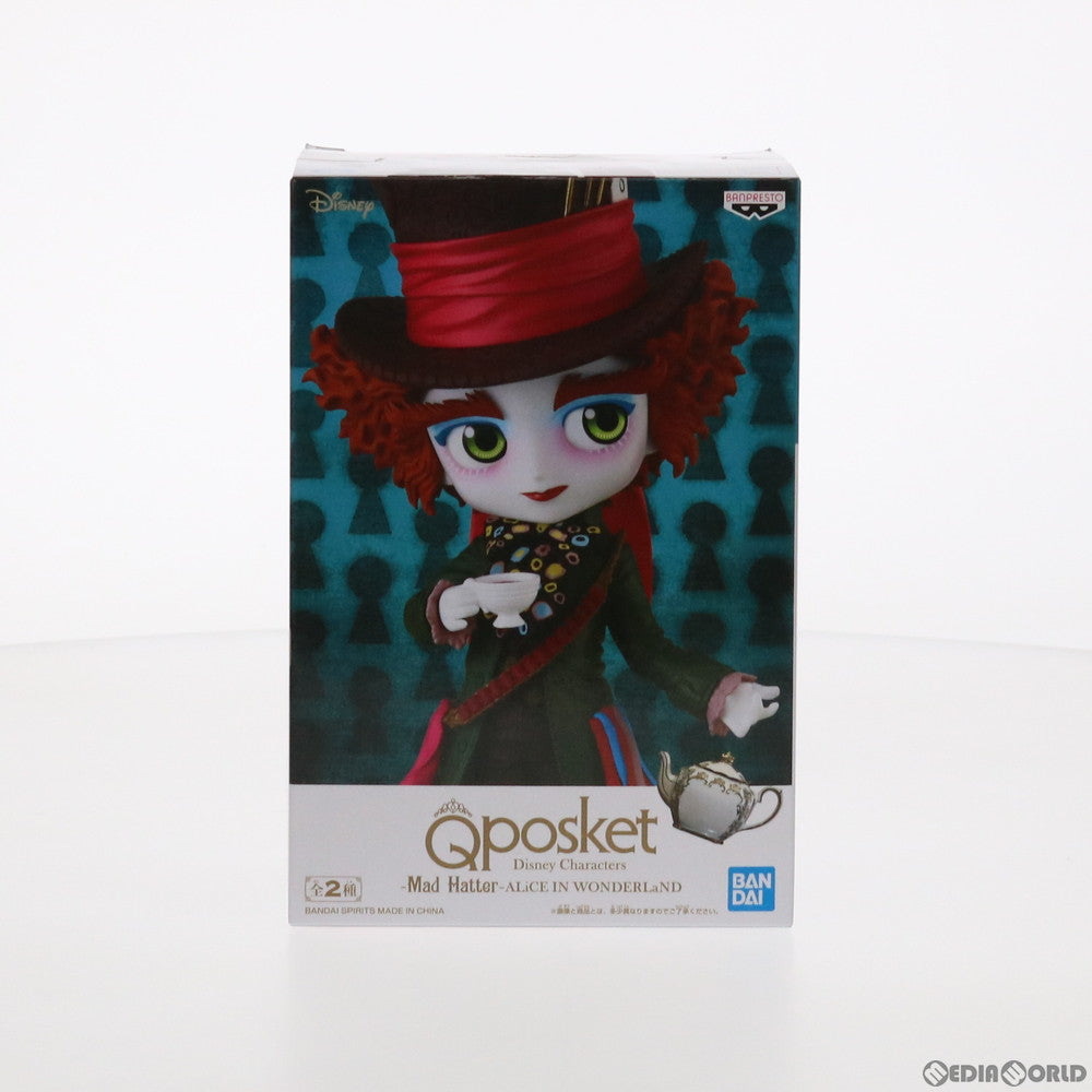 【中古即納】[FIG] マッド・ハッター(帽子レッド) Q posket Disney Characters -Mad Hatter-ALiCE IN WONDERLaND アリス・イン・ワンダーランド フィギュア プライズ(82739) バンプレスト(20210120)