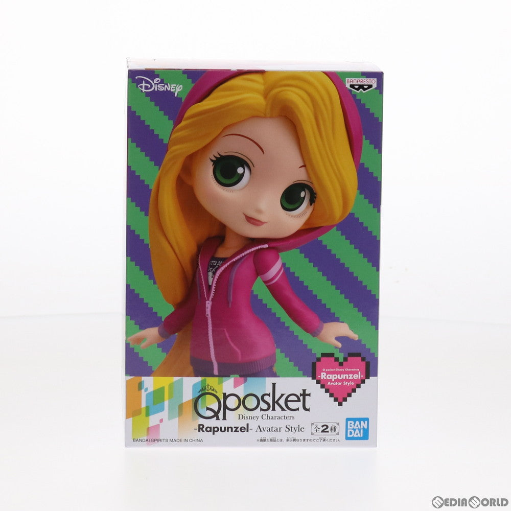 【中古即納】[FIG] ラプンツェル(衣装濃) Q posket Disney Characters -Rapunzel- Avatar Style 塔の上のラプンツェル フィギュア プライズ(82498) バンプレスト(20210131)