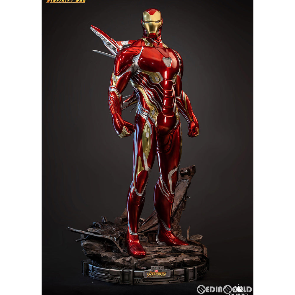 【新品即納】[FIG] #02 アイアンマン・マーク50[映画『アベンジャーズ/インフィニティ・ウォー』] マーベル クイーン・スタジオ スタチュー 1/2 完成品 フィギュア クイーン・スタジオ(20220331)