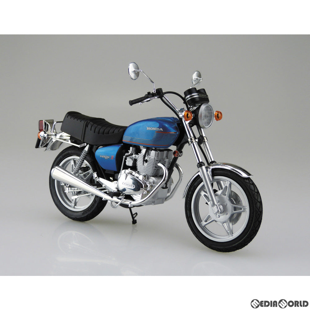【新品】【お取り寄せ】[PTM]ザ・バイク No.15 1/12 ホンダ CB400T HAWK-II '77 プラモデル アオシマ(20210528)