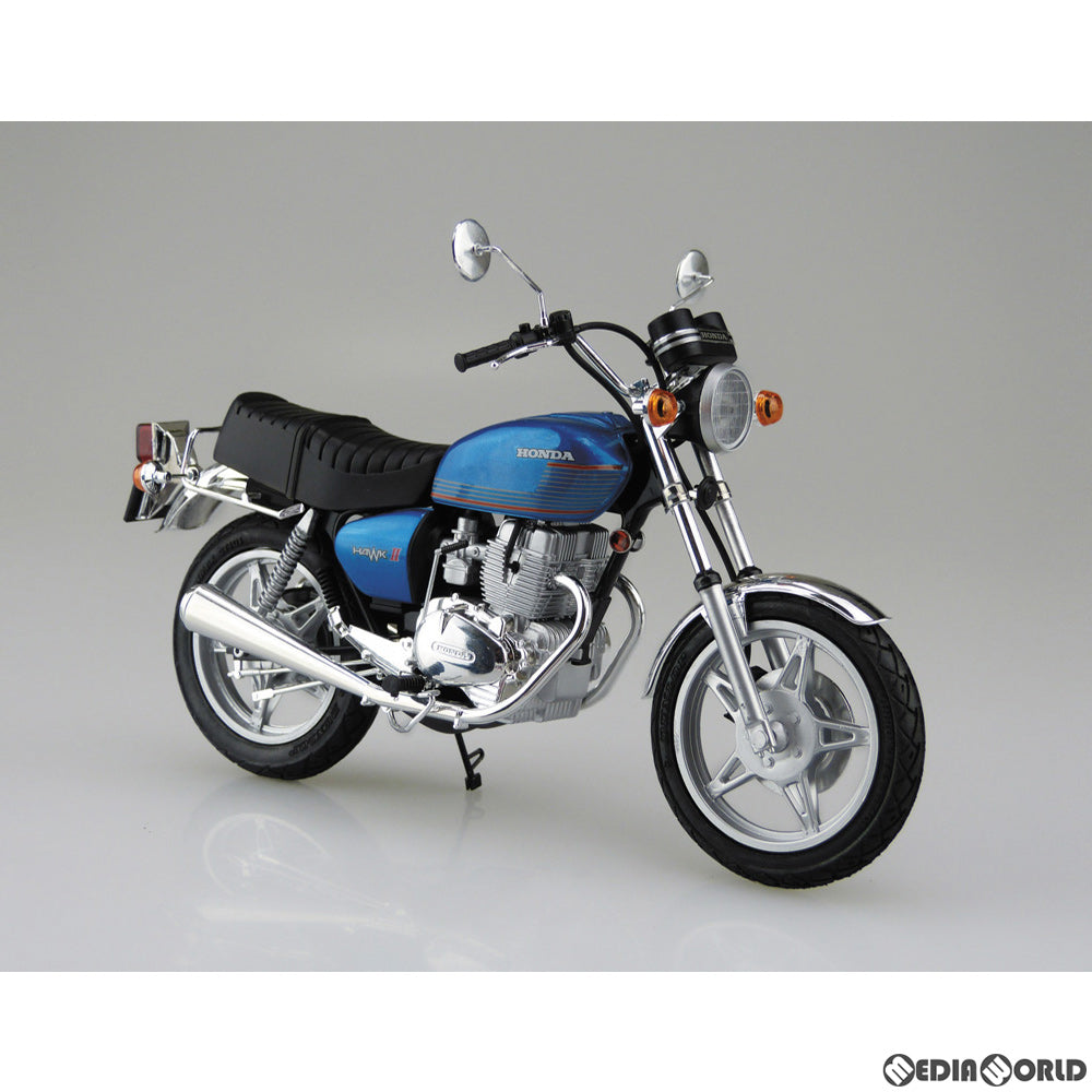 【新品】【お取り寄せ】[PTM] ザ・バイク No.15 1/12 ホンダ CB400T HAWK-II '77 プラモデル アオシマ(20210528)