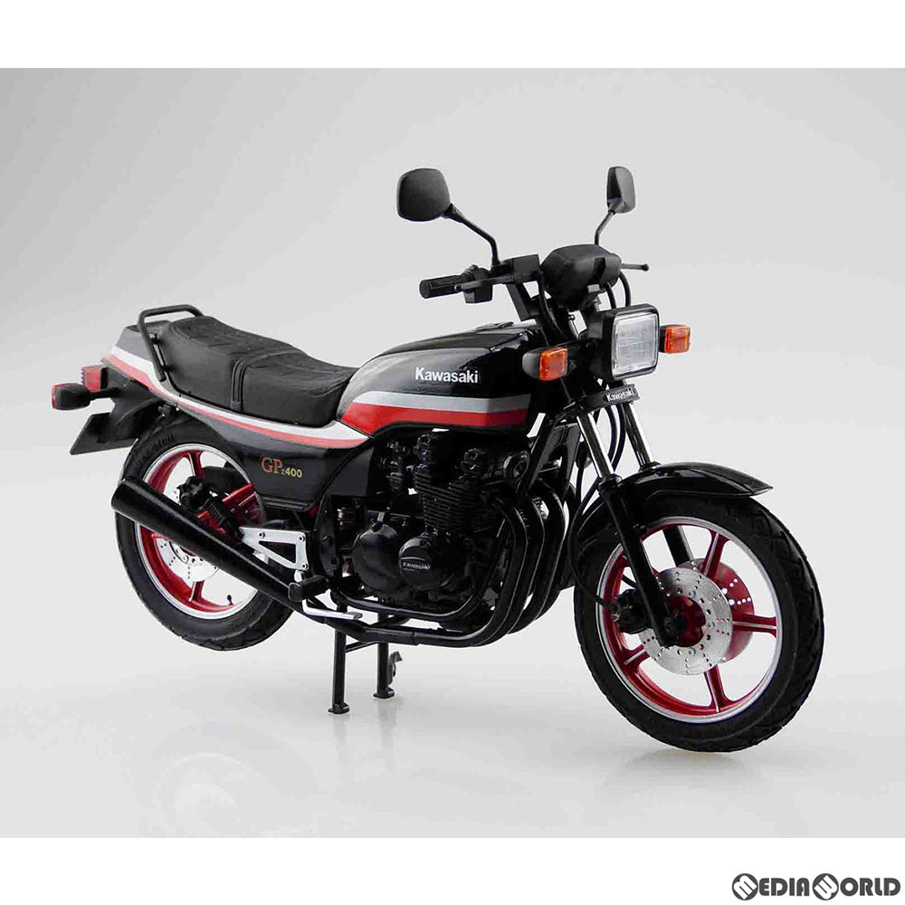 【新品】【お取り寄せ】[PTM] ザ・バイク No.57 1/12 カワサキ KZ400M Z400GP '82 カスタムパーツ付き プラモデル アオシマ(20210528)