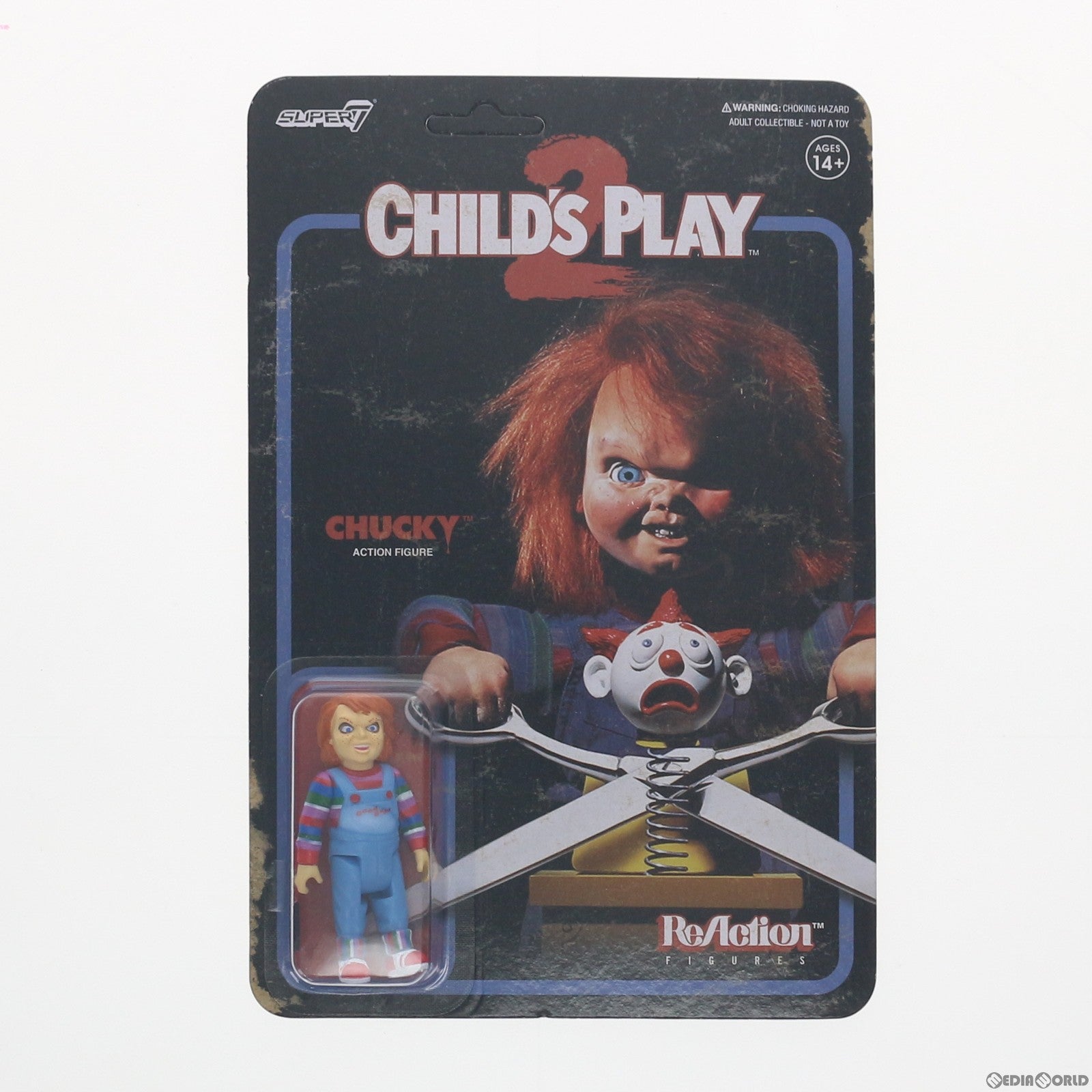 【中古即納】[FIG] リ・アクション チャッキー チャイルド・プレイ2 完成品 可動フィギュア(海外流通版) スーパー7(20201231)