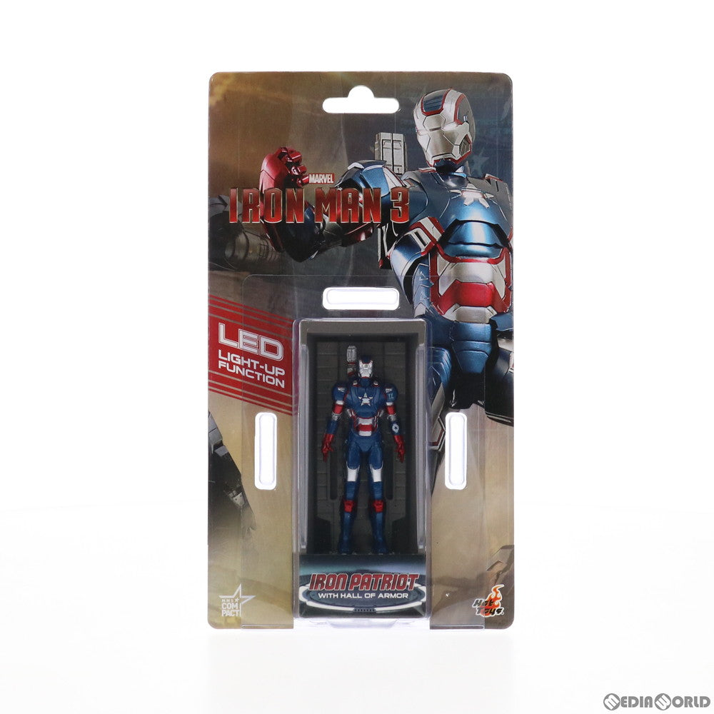 【中古即納】[FIG] ムービー・マスターピース COMPACT アイアン・パトリオット(ホール・オブ・アーマー付き) アイアンマン3 ミニチュア・フィギュア シリーズ2 完成品(MMCOM#018) ホットトイズ(20200630)