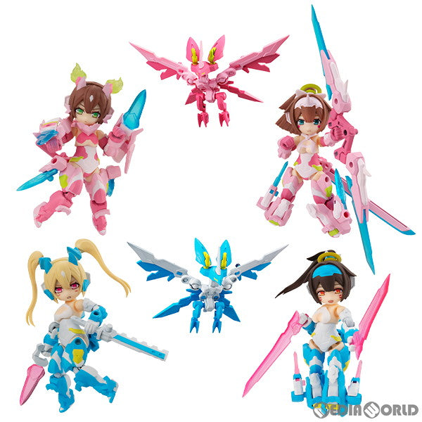 【中古即納】[BOX][FIG] デスクトップアーミー メガミデバイス 朱羅シリーズ(桜鬼、蒼衣) 可動フィギュア(4個) メガハウス(20210828)