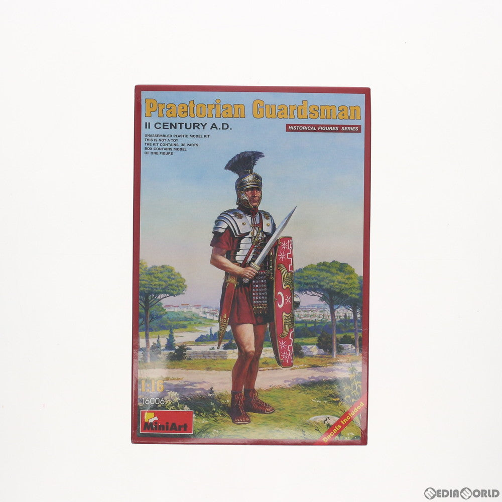 【中古即納】[PTM] 1/16 ローマ帝国軍近衛兵(2世紀) 中世の騎士シリーズ プラモデル(16006) Mini Art(ミニアート) (20110410)