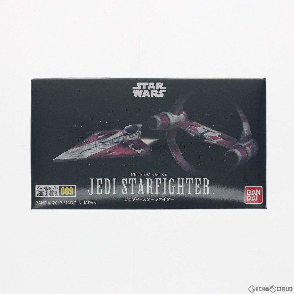 【中古即納】[PTM] ジェダイ・スターファイター STAR WARS(スター・ウォーズ) エピソード2/クローンの攻撃 ビークルモデル 009 プラモデル バンダイ(20170630)
