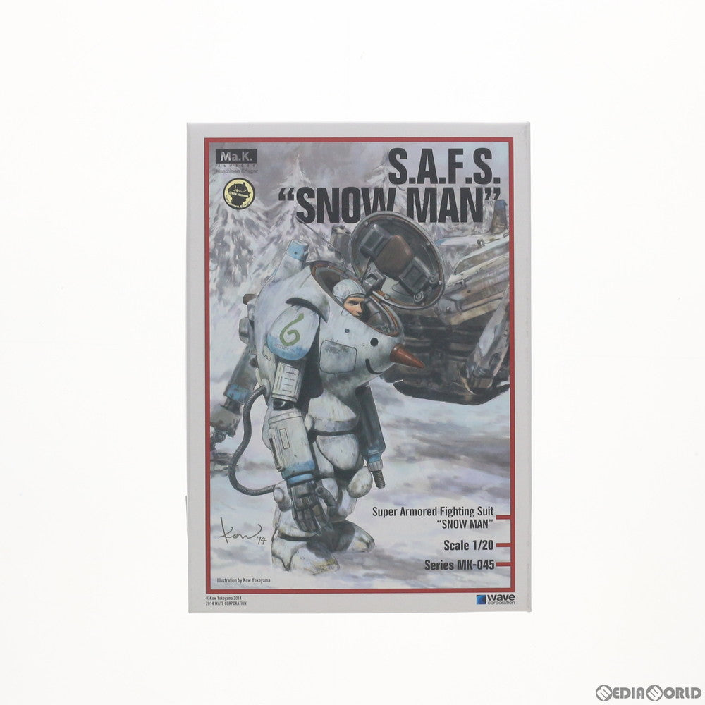 【中古即納】[PTM] 1/20 S.A.F.S. スノーマン マシーネンクリーガー プラモデル(MK-045) ウェーブ(WAVE) (20100630)