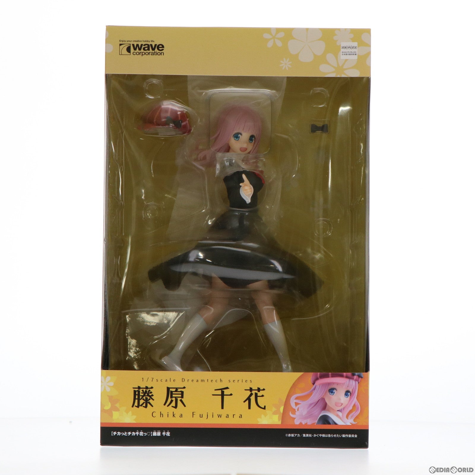 【中古即納】[FIG]ドリームテック 【チカっとチカ千花っ】藤原千花(ふじわらちか) かぐや様は告らせたい〜天才たちの恋愛頭脳戦〜 1/7 完成品  フィギュア(DT-170) ウェーブ(WAVE)(20210810)