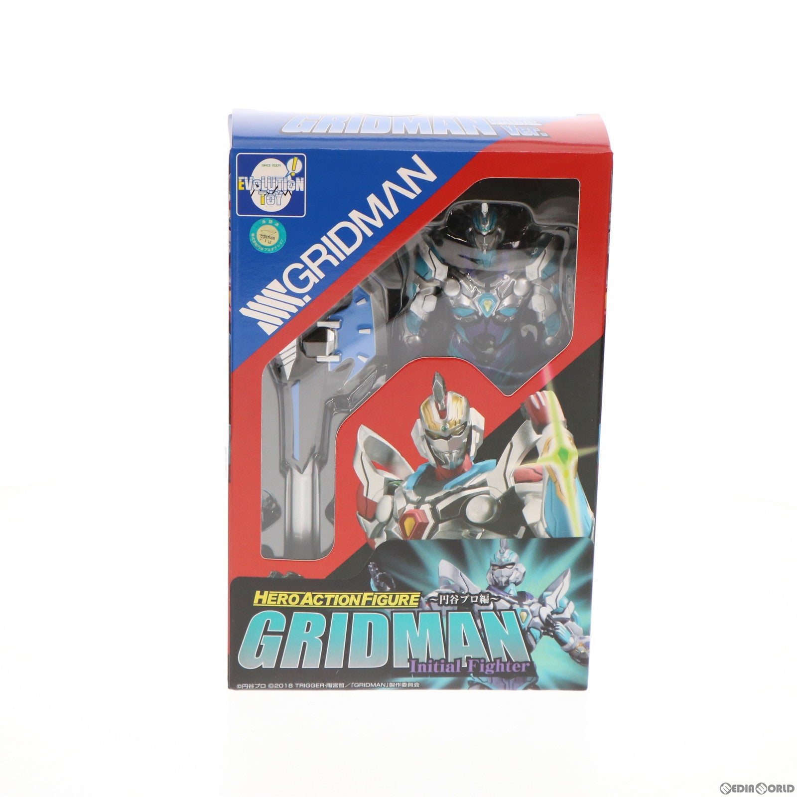 【中古即納】[FIG] HAF ヒーローアクションフィギュアシリーズ -円谷プロ編- グリッドマン Initial Fighter SSSS.GRIDMAN(グリッドマン) 完成品 可動フィギュア エヴォリューショントイ(EVOLUTION・TOY) (20211030)