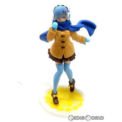 【中古即納】[FIG] タイトーオンラインクレーン限定 レム(笑顔) プレシャスフィギュア レム〜冬服コートver.〜 Re:ゼロから始める異世界生活 プライズ タイトー(20201220)