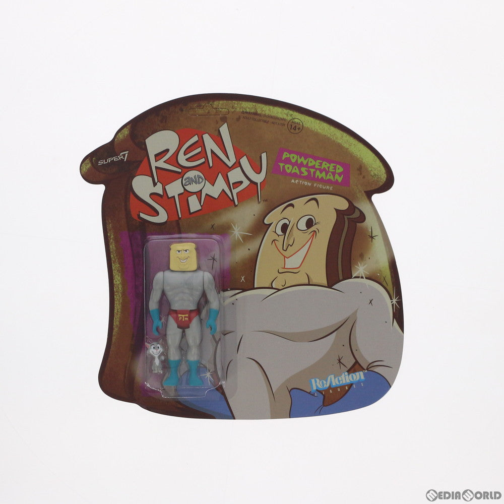 【中古即納】[FIG] リ・アクション パウダートーストマン レンとスティンピー 3.75インチ アクションフィギュア スーパー7(20210610)
