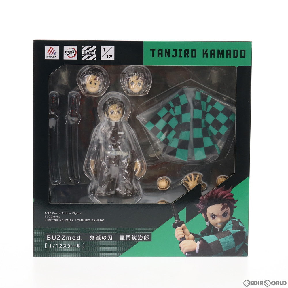 【中古即納】[FIG](二次受注)ANIPLEX+限定 BUZZmod.(バズモッド) 竈門炭治郎(かまどたんじろう) 鬼滅の刃 1/12 完成品 可動フィギュア(MD20-0237001) アニプレックス(20210313)