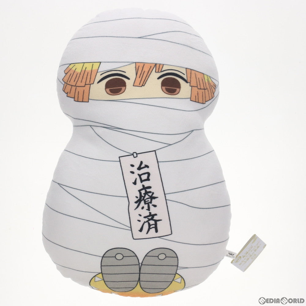 【中古即納】[FIG](タグ有)我妻善逸(あがつまぜんいつ) めちゃでかクッション～治療済の善逸～ 鬼滅の刃 ぬいぐるみ プライズ(82765) バンプレスト(20210220)