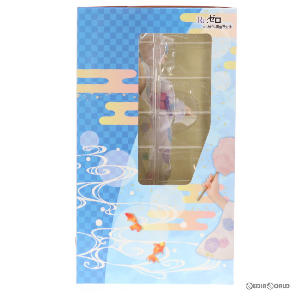 【中古即納】[FIG] 予約特典付属 電撃屋&カドカワストア限定 レム 浴衣Ver. Re:ゼロから始める異世界生活 1/7 完成品 フィギュア KADOKAWA(カドカワ) /リボルブ(20190331)