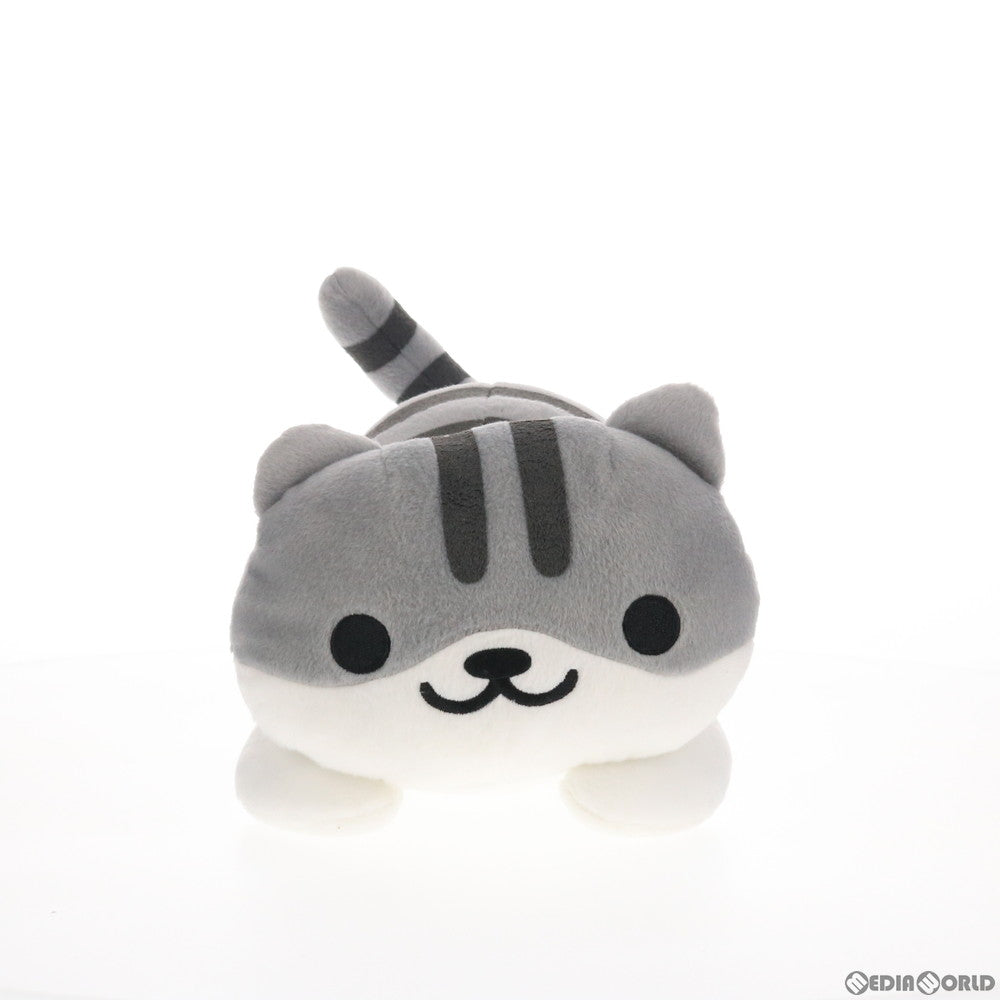 【中古即納】[FIG] (タグ有) しろさばさん でっかいぬいぐるみ〜しろちゃとらさんとしろさばさん ねこあつめ ぬいぐるみ プライズ(36778) バンプレスト(20161020)