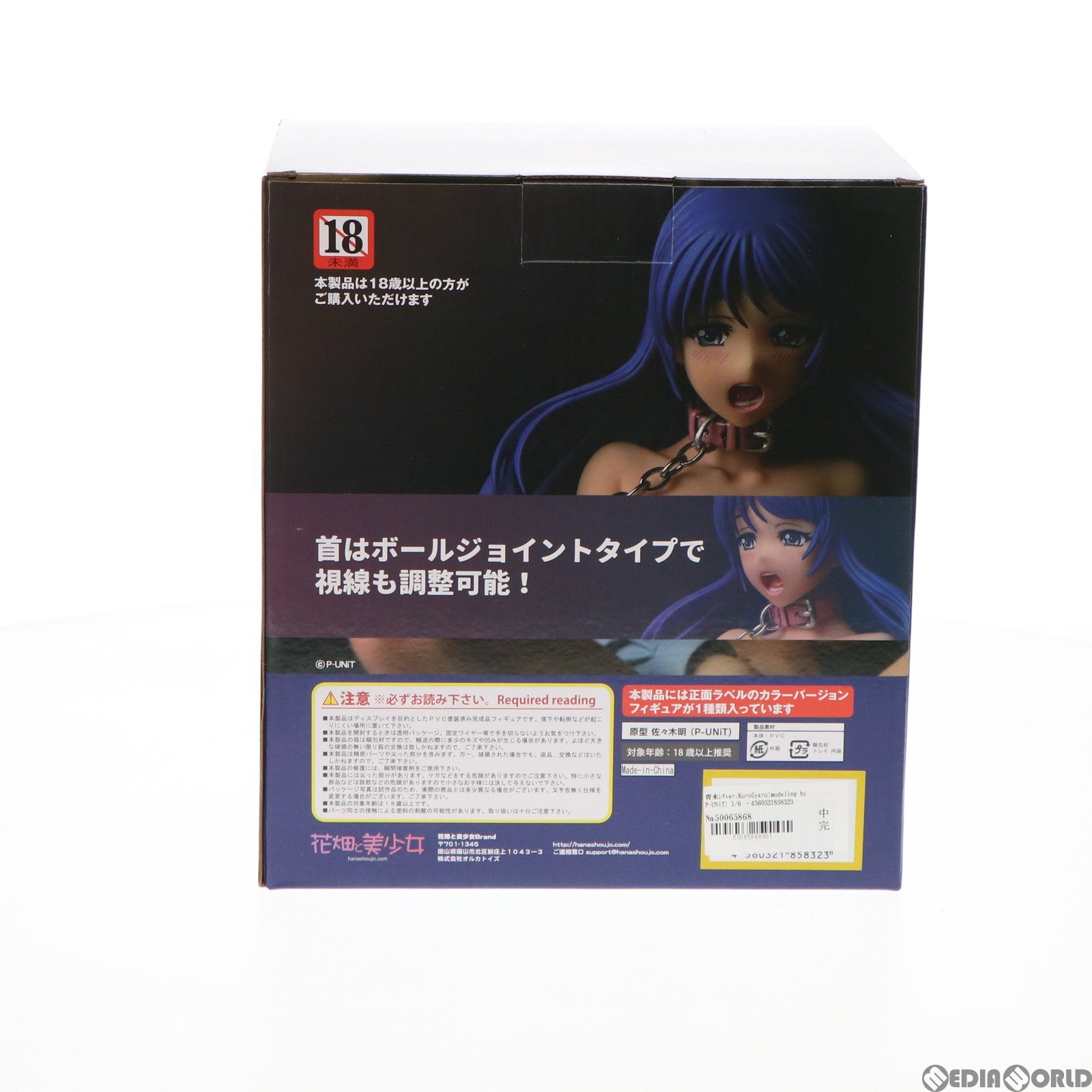 【中古即納】[FIG] 青木レナver.KuroGyaru:modeling by P-UNiT: 1/6 完成品 フィギュア 花畑と美少女(20211117)
