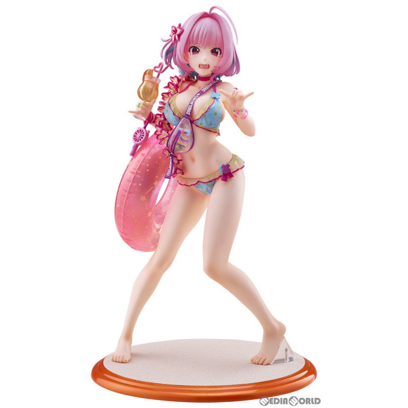 【中古即納】[FIG] ドリームテック [水着商法] 夢見りあむ(ゆめみりあむ) アイドルマスター シンデレラガールズ 1/7 完成品 フィギュア(DT-168) ウェーブ(WAVE) (20211226)