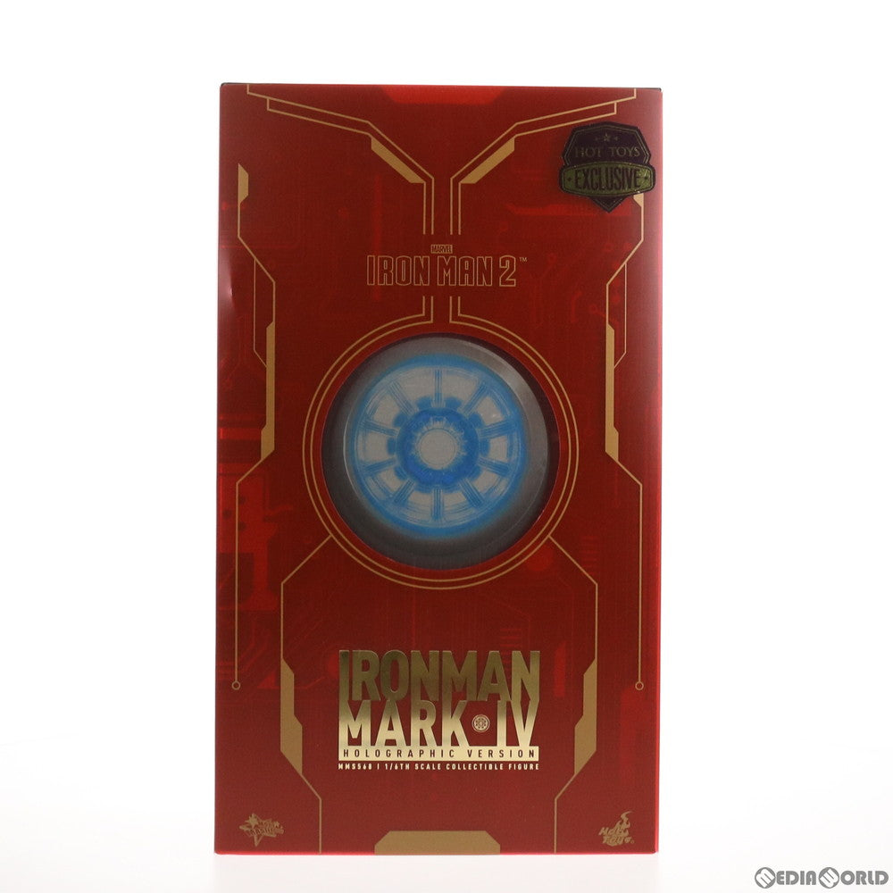 【中古即納】[FIG] マーベル・オールスターズ限定 ムービー・マスターピース アイアンマン・マーク4(ホログラフィック版) アイアンマン2 1/6 完成品 可動フィギュア(MM#568) ホットトイズ(20201130)