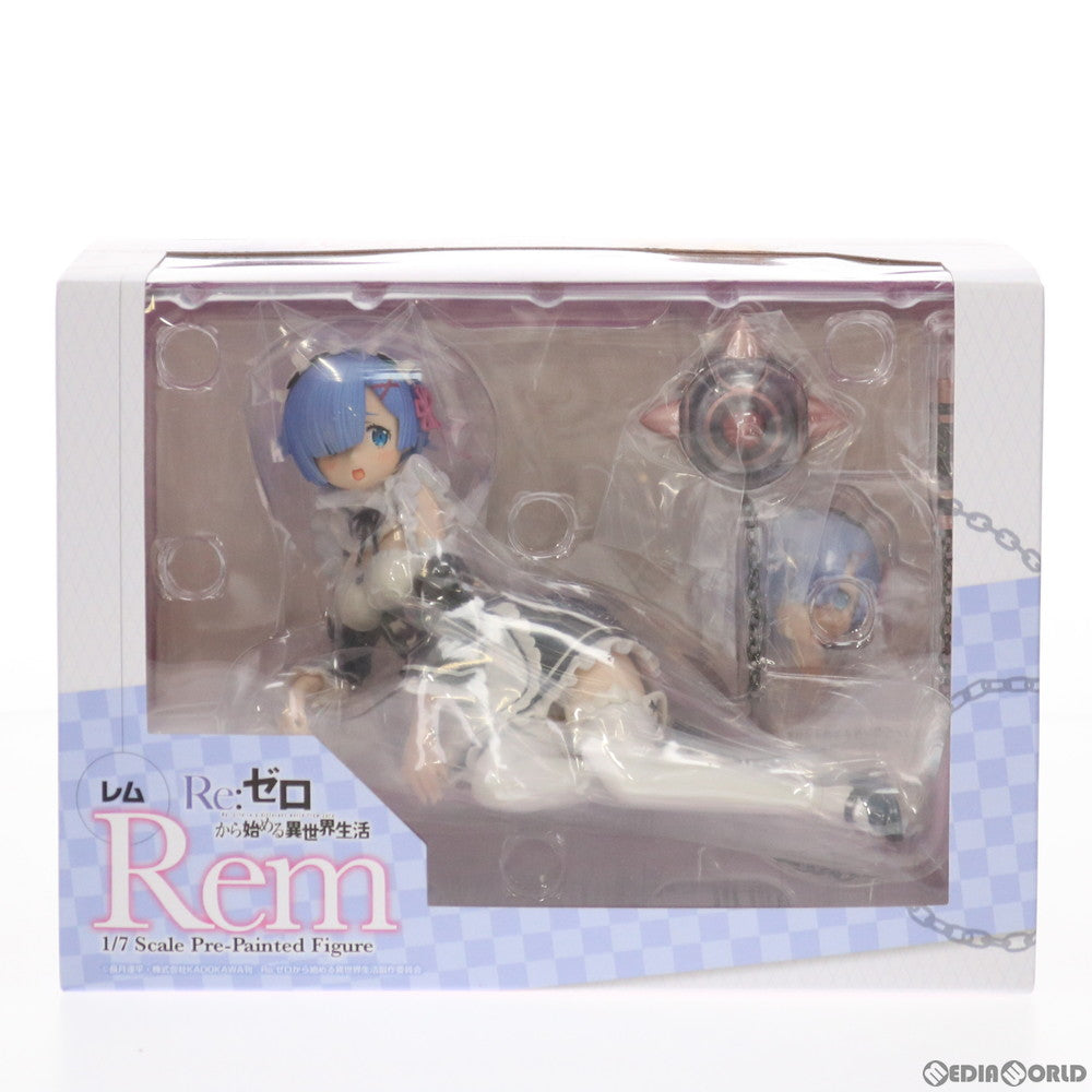 【中古即納】[FIG] (再販) キャラアニ限定特典付属 レム Re:ゼロから始める異世界生活 1/7 完成品 フィギュア キャラアニ(20210131)