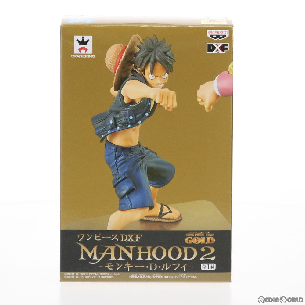 【中古即納】[FIG]モンキー・D・ルフィ ワンピース DXF MANHOOD2-モンキー・D・ルフィ- ONE PIECE フィギュア プライズ(36773) バンプレスト(20161013)