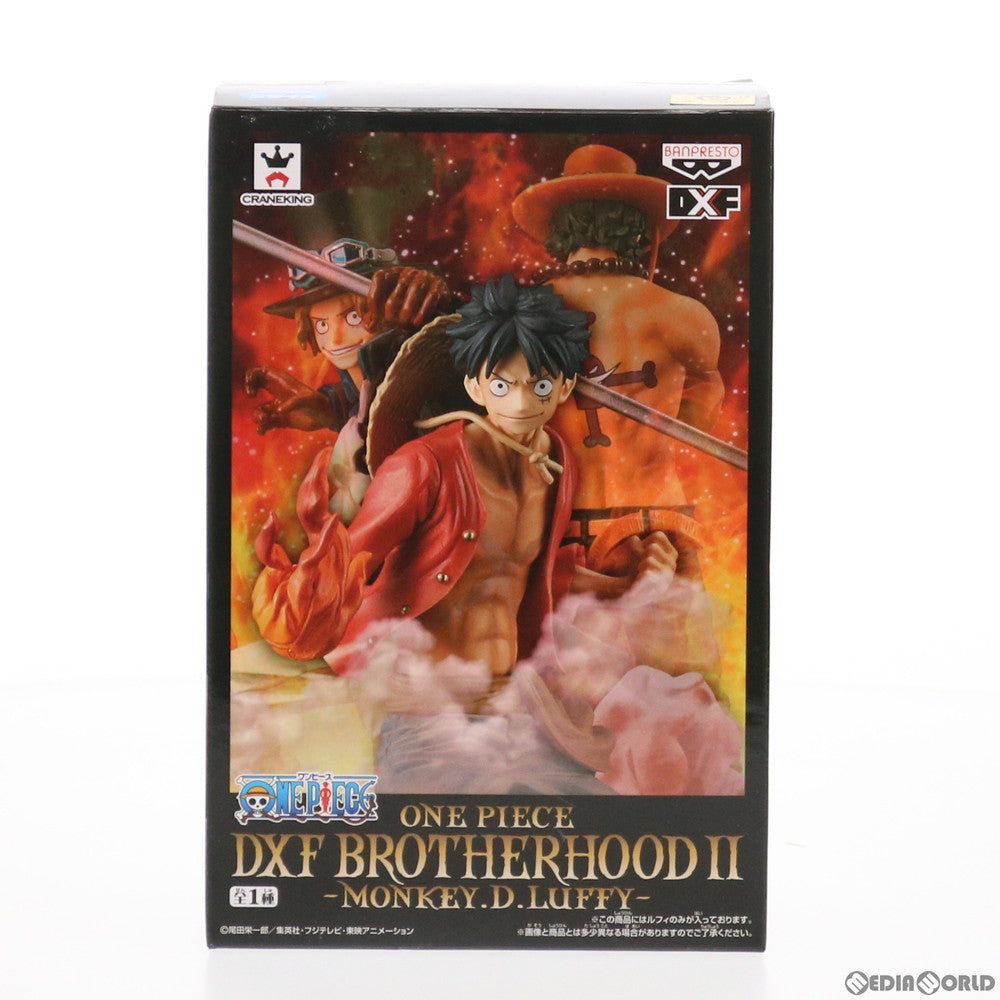 【中古即納】[FIG]モンキー・D・ルフィ ワンピース DXF BROTHERHOODII -MONKEY.D.LUFFY- ONE PIECE フィギュア プライズ(49713) バンプレスト(20150710)