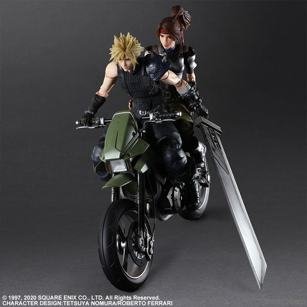 新品即納】[FIG]PLAY ARTS改(プレイアーツ改) ジェシー、クラウド&バイクSET FINAL FANTASY VII REMAKE( ファイナルファンタジー7 リメイク) 完成品 可動フィギュア スクウェア・エニックス