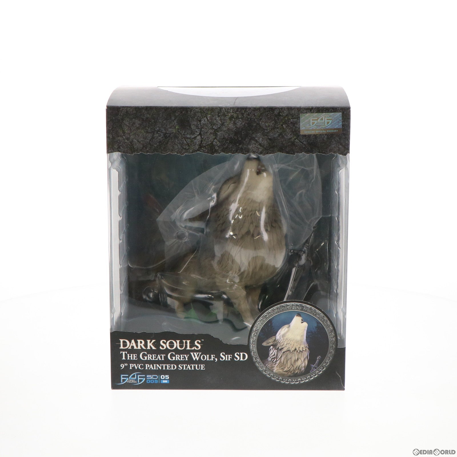 【新品即納】[FIG] 灰色の大狼シフ SD PVC スタチュー DARK SOULS(ダークソウル) 完成品 フィギュア First 4 Figures(ファースト4フィギュア) (20211210)