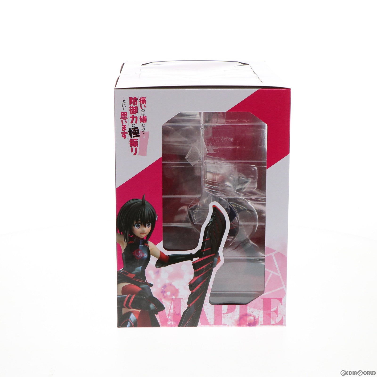 【新品即納】[FIG] CAworks メイプル 黒薔薇ノ鎧ver. 痛いのは嫌なので防御力に極振りしたいと思います。 1/7 完成品 フィギュア キャラアニ(20211226)