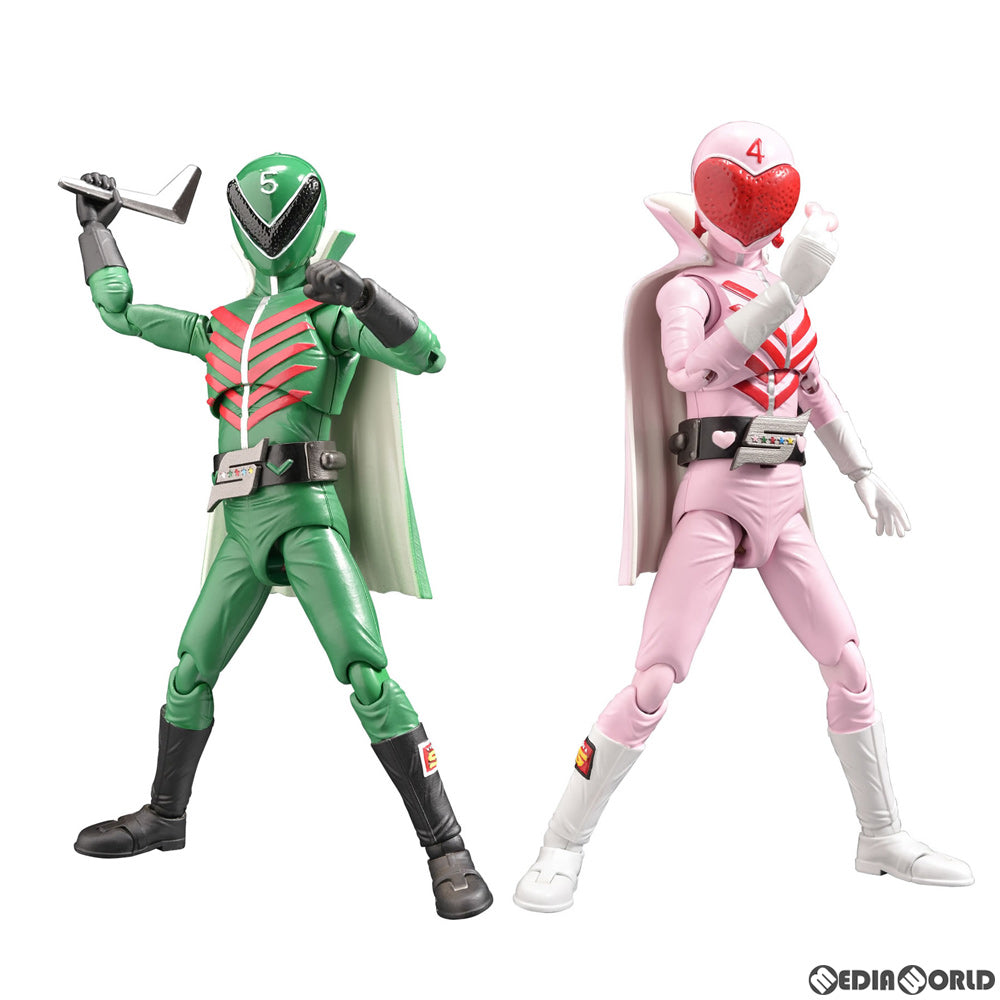 【新品即納】[FIG] HAF ヒーローアクションフィギュア -東映編- モモレンジャー&ミドレンジャー 秘密戦隊ゴレンジャー 完成品 可動フィギュア エヴォリューショントイ(EVOLUTION・TOY) (20211010)