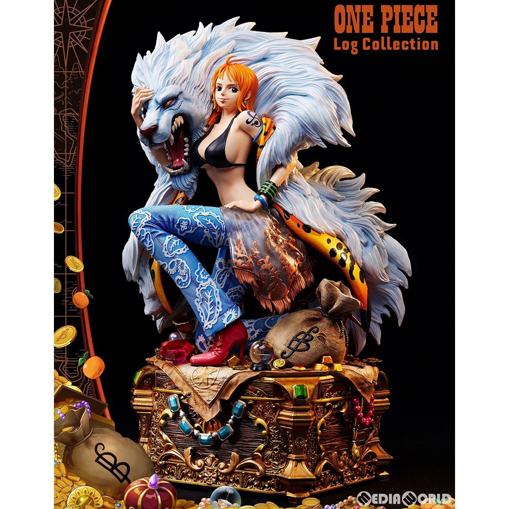 【新品即納】[FIG] ワンピース ログコレクション 大型スタチューシリーズ ナミ ONE PIECE 完成品 フィギュア プレックス(20220119)