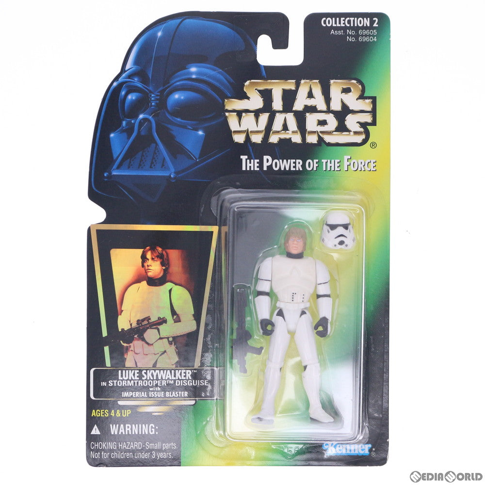 【中古即納】[FIG]The Power Of The Force スター・ウォーズ ベーシックフィギュア ルーク イン ストームトルーパー STAR WARS 完成品 可動フィギュア ハズブロ(19971231)