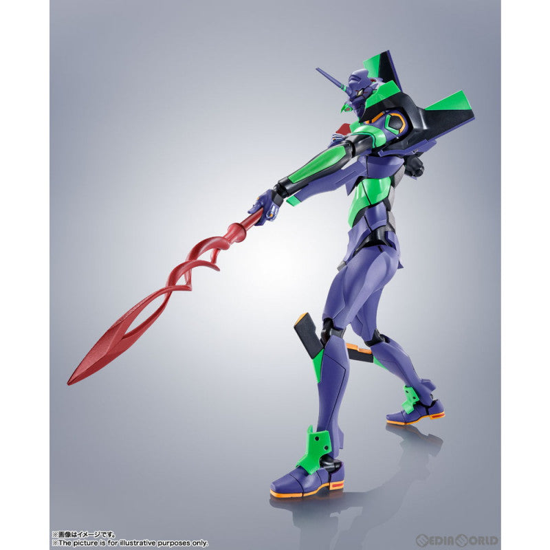【中古即納】[FIG] ROBOT魂(SIDE EVA) エヴァンゲリオン初号機+カシウスの槍(リニューアルカラーエディション) シン・エヴァンゲリオン劇場版 完成品 可動フィギュア バンダイスピリッツ(20211123)
