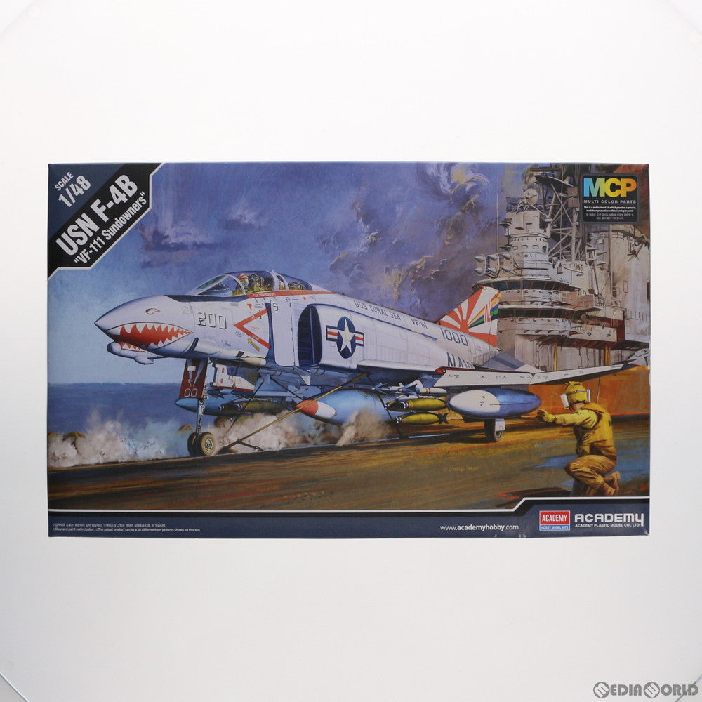 【中古即納】[PTM] 1/48 F-4B VF-111 サンダウナーズ(MCP) プラモデル(AM12232) ACADEMY(アカデミー) (20121213)