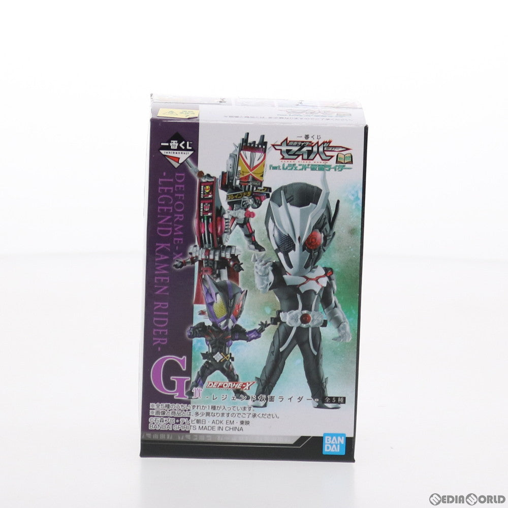 【中古即納】[FIG] G賞 DEFORME-X 仮面ライダーアークワン 一番くじ 仮面ライダーセイバー NO.02 feat.レジェンド仮面ライダー 仮面ライダーゼロワン フィギュア プライズ バンダイスピリッツ(20210521)