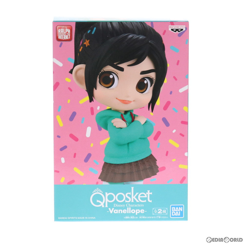 【中古即納】[FIG] ヴァネロペ A(衣装濃) シュガー・ラッシュ Q posket Disney Characters -Vanellope- フィギュア プライズ(2548550) バンプレスト(20210720)