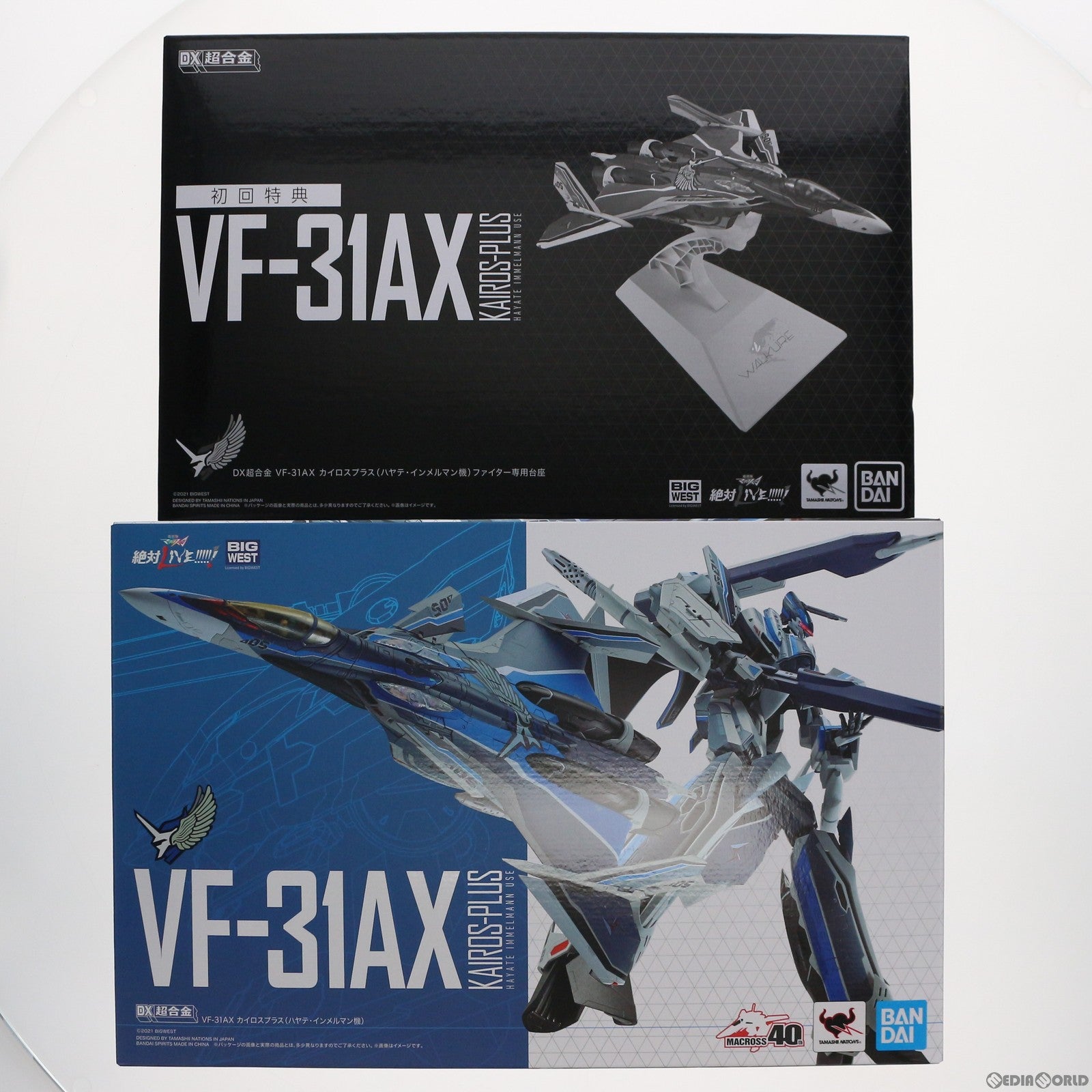 【新品即納】[TOY]DX超合金 初回限定版 VF-31AX カイロスプラス(ハヤテ・インメルマン機) 劇場版マクロスΔ(デルタ)  絶対LIVE!!!!!! 完成トイ バンダイスピリッツ(20211225)